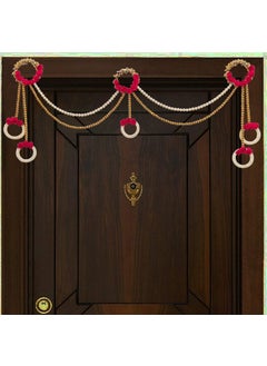 Buyent Enterprises Buyent Fancy bandarwal for Home Door toran for Door Flower Traditional bandarwal for Door for Pooja Room Home Decor Diwali Navratri Decoration  - Image 1