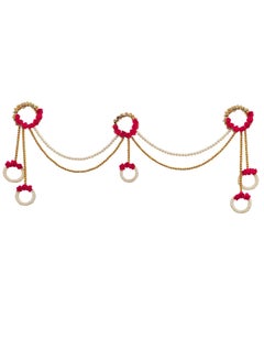 Buyent Enterprises Buyent Fancy bandarwal for Home Door toran for Door Flower Traditional bandarwal for Door for Pooja Room Home Decor Diwali Navratri Decoration  - Image 2