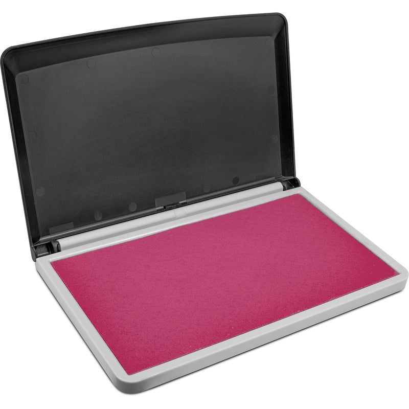 MaxMark Large Premium Pink Ink Stamp Pad - 3.5" x 6.25" - Quality Felt Pad - Image 2