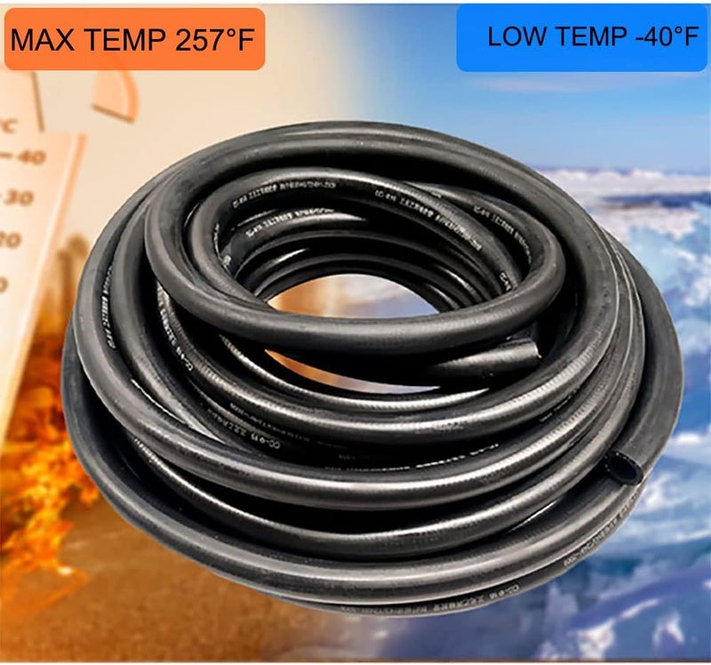 MOCW 5/16" ID Fuel Line Hose SAE 30R7 - 25FT Length, 0.55" OD, 145 psi, NBR Rubber - Image 5