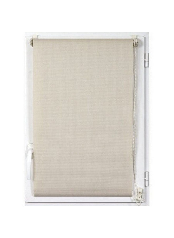 LUANCE Elegant Design Textured Roller Blinds Beige 120 x 180 cm 352612018060 - Image 1