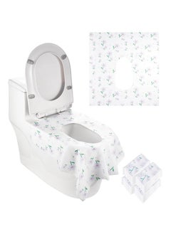 VEVOR VEVOR Toilet Seat Covers Disposable,20 Pieces Portable Potty Training Toilet Seat Covers,4 Pack Extra Large Waterproof Potty Cover,for Adult, Kids, Travel, Public Restroom & Airplane  - Image 1