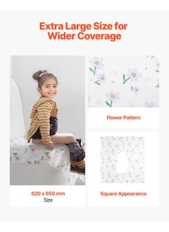 VEVOR VEVOR Toilet Seat Covers Disposable,20 Pieces Portable Potty Training Toilet Seat Covers,4 Pack Extra Large Waterproof Potty Cover,for Adult, Kids, Travel, Public Restroom & Airplane  - Image 3