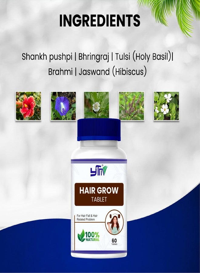 YTM hair vitamins tablet for Hair Growth & Hair Fall Control Supplement 60 tablets - Image 3
