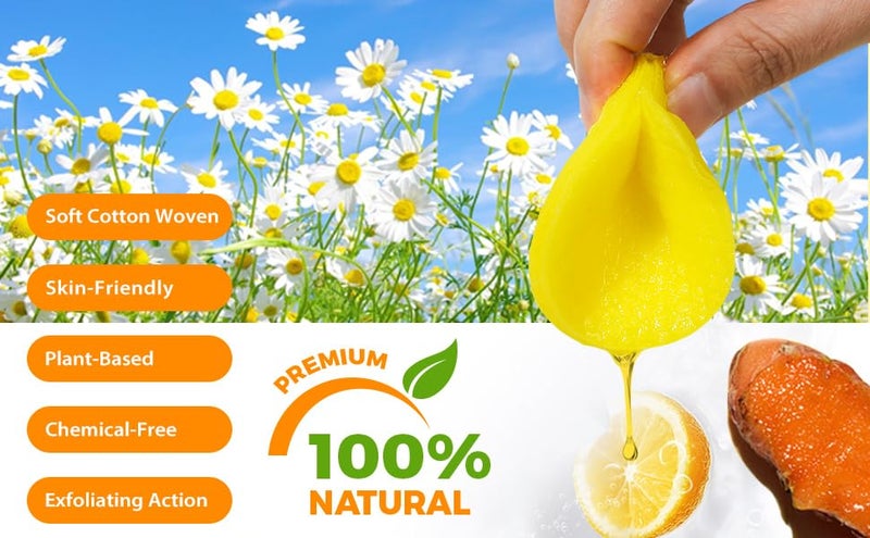 COZIESS COZIESS Turmeric Kojic Acid Cleansing Pads for Dark Spots Remover Turmeric Face Pads with Vitamin C E Deep Clean Pores Hydrate Plump Skin Exfoliating Pads with Kojic Acid Serum 50 Pads - Image 3