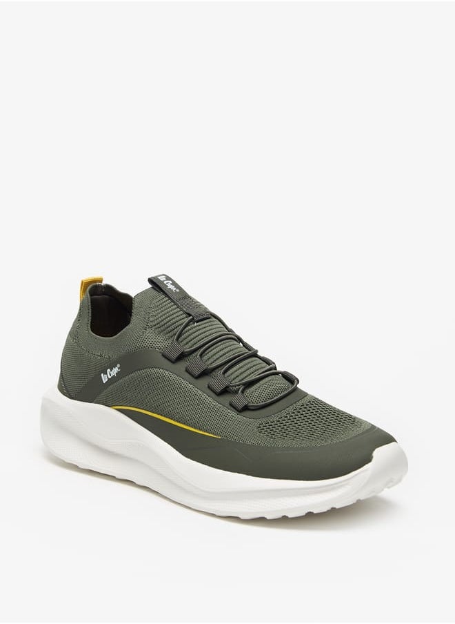 Lee Cooper Mens Textured Slip-On Low Ankle Sneakers  - Image 1