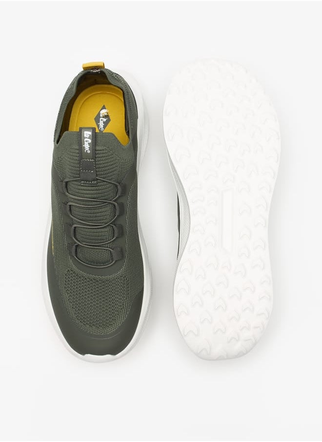 Lee Cooper Mens Textured Slip-On Low Ankle Sneakers  - Image 4