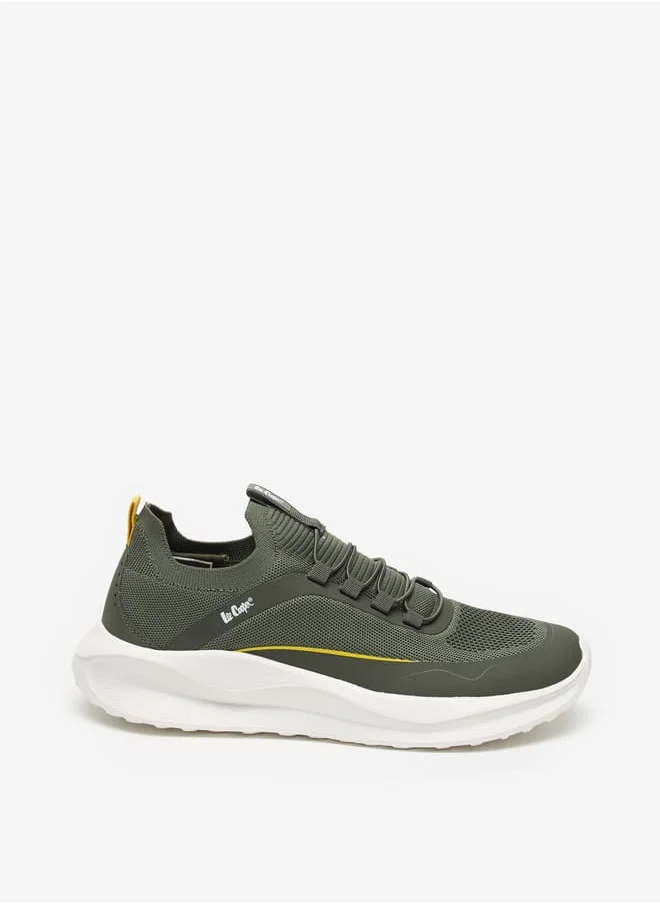 Lee Cooper Mens Textured Slip-On Low Ankle Sneakers