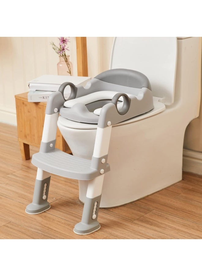 Wiifo Potty Training Toilet Seat with Step Stool Ladder for Boys and Girls - Image 3