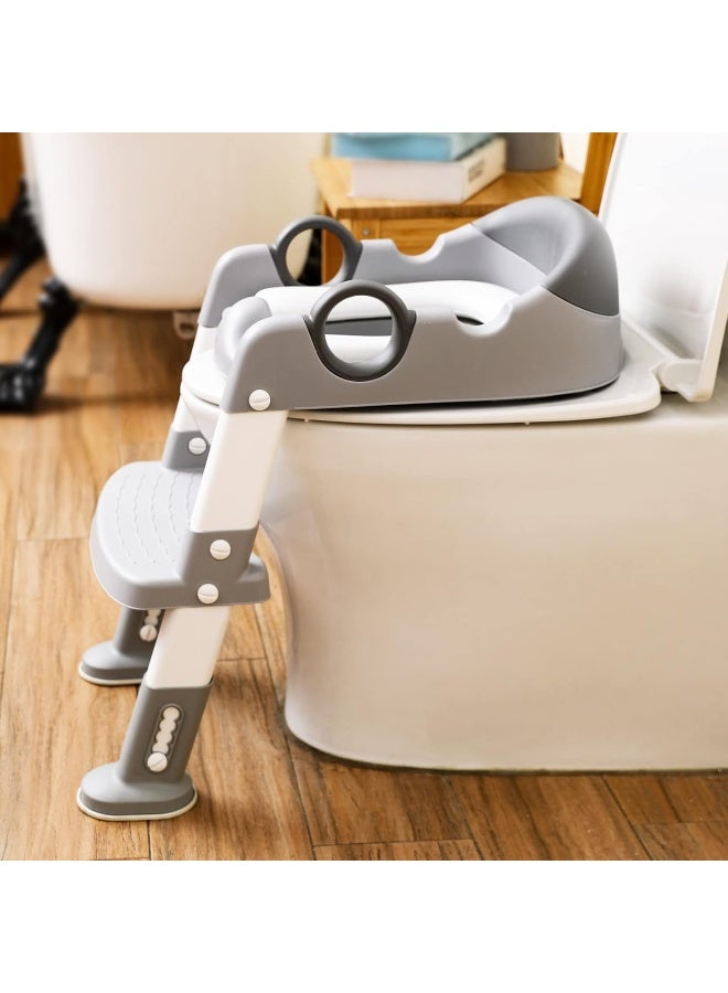 Wiifo Potty Training Toilet Seat with Step Stool Ladder for Boys and Girls - Image 5