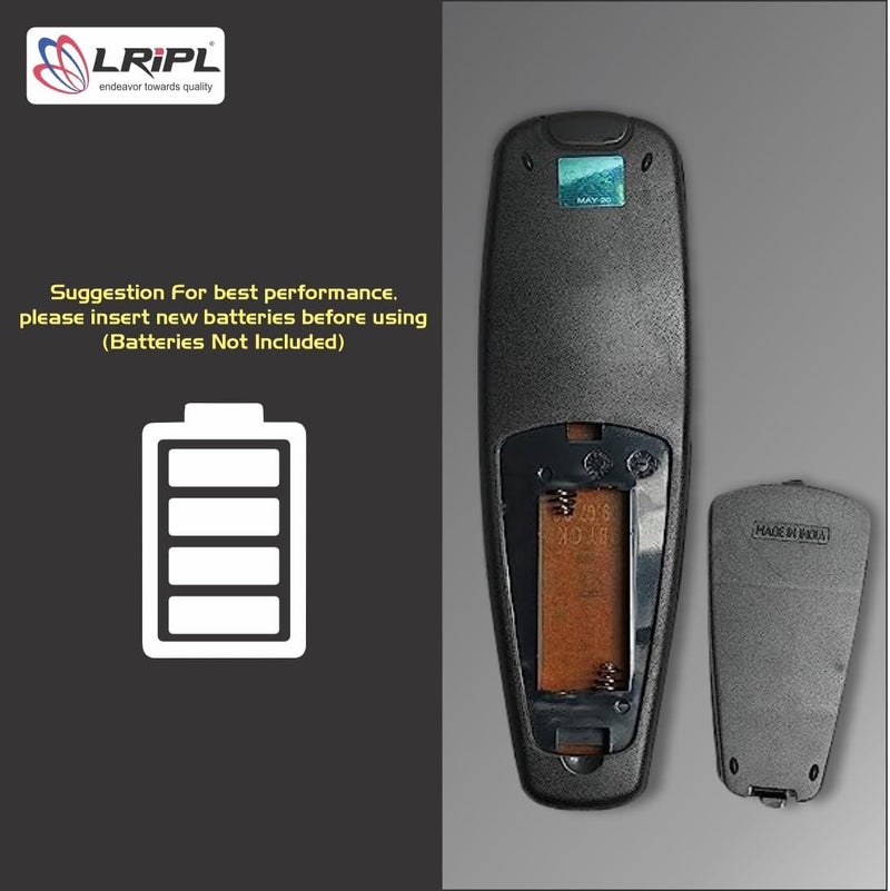 LRIPL GIZKART LX282 Universal Remote Control Compatible with Tata Sky Setup Box Black - Image 2