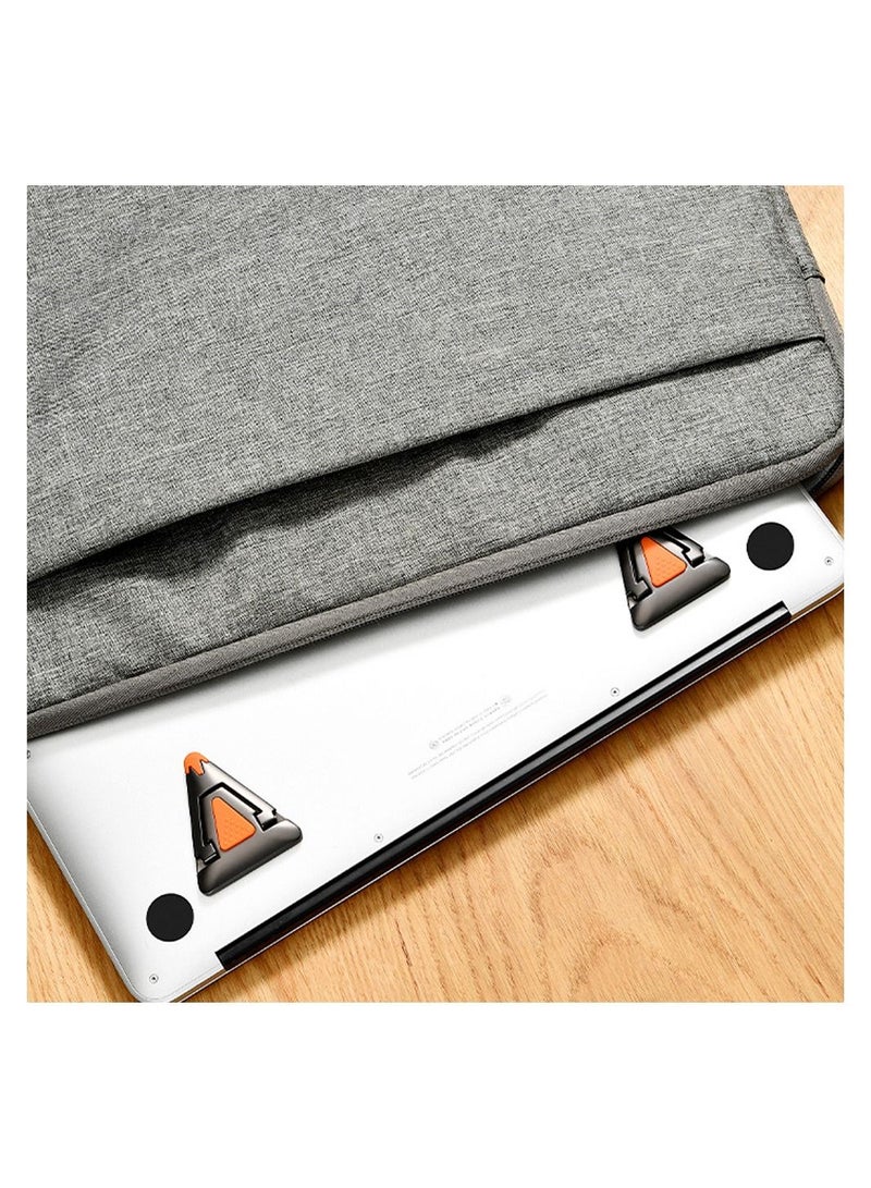 Y&D Invisible Adjustable Laptop Stand, Portable Stand for Desk, Triangular Folding Cooling Aluminum Computer Laptop, Small or Mini Bed  - Image 5
