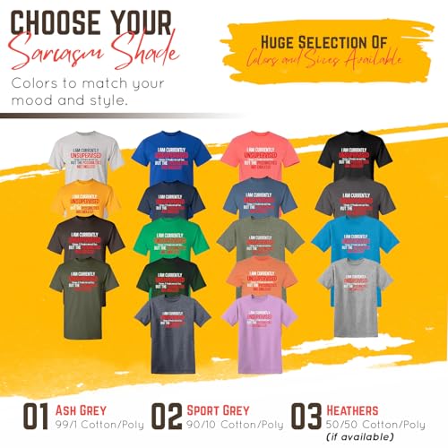 Feelin Good Tees تي شيرت مضحك ساخر ذو تصميم جرافيكي غير خاضع للإشراف L أسود - Image 3