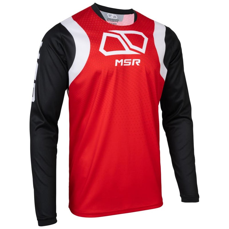 MSR Axxis Range Dirt Bike, Motocross Jersey Small Red - Image 3