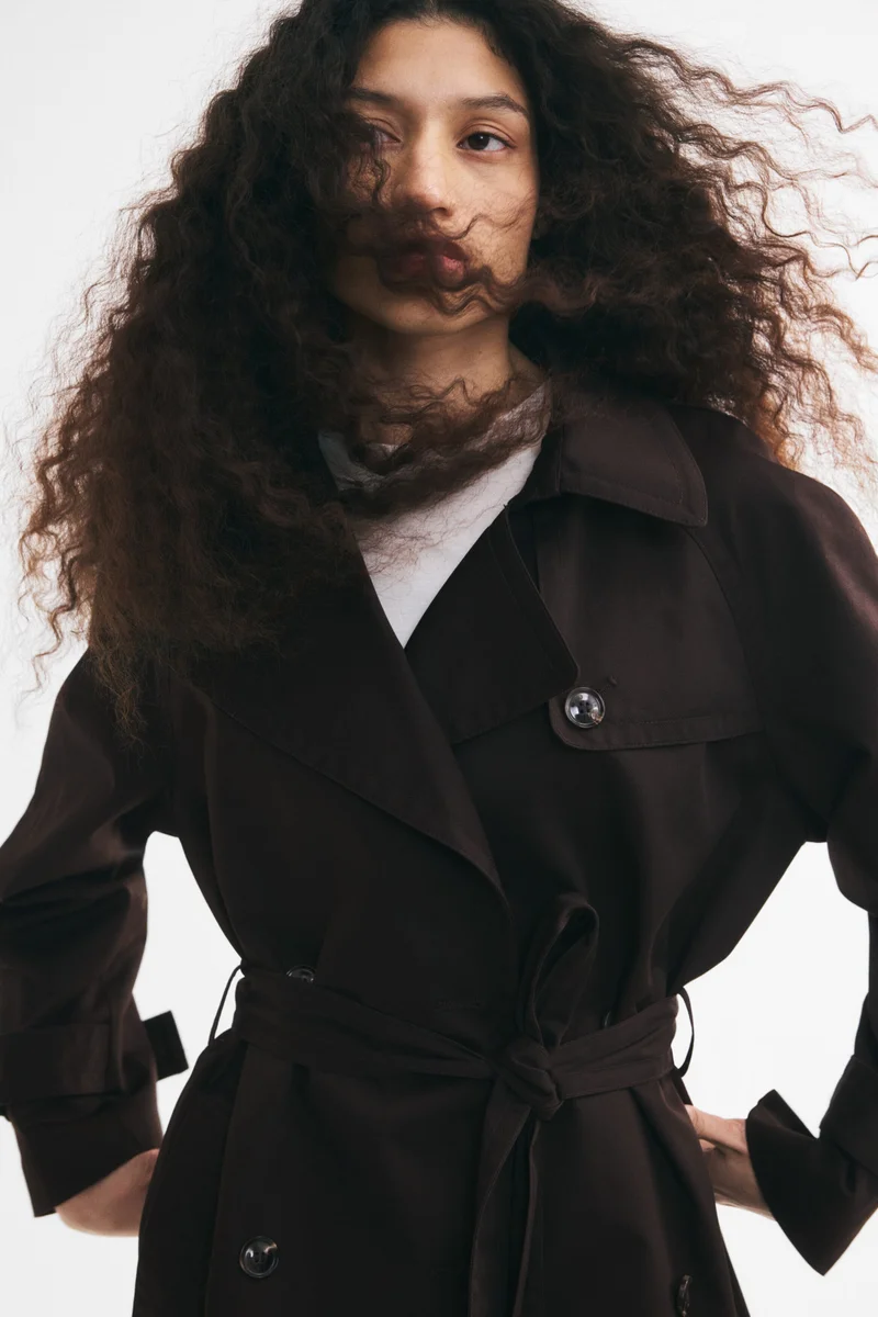 H&M  Tie-belt trench coat for Women | Best Price UAE
