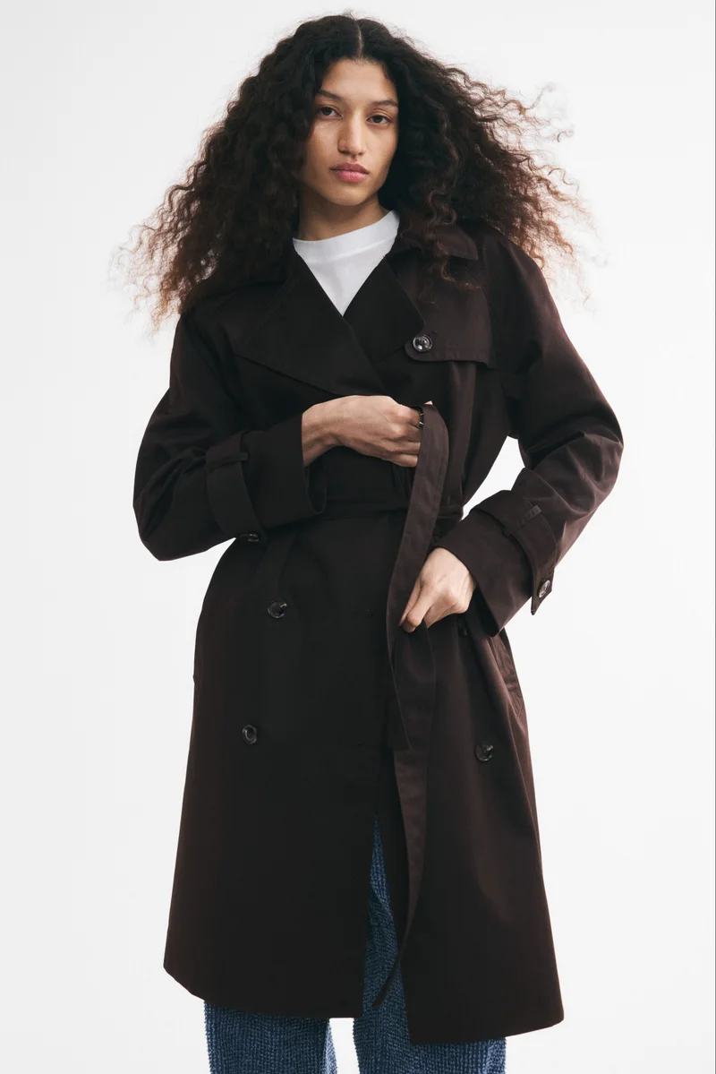 H&M  Tie-belt trench coat for Women | Best Price UAE