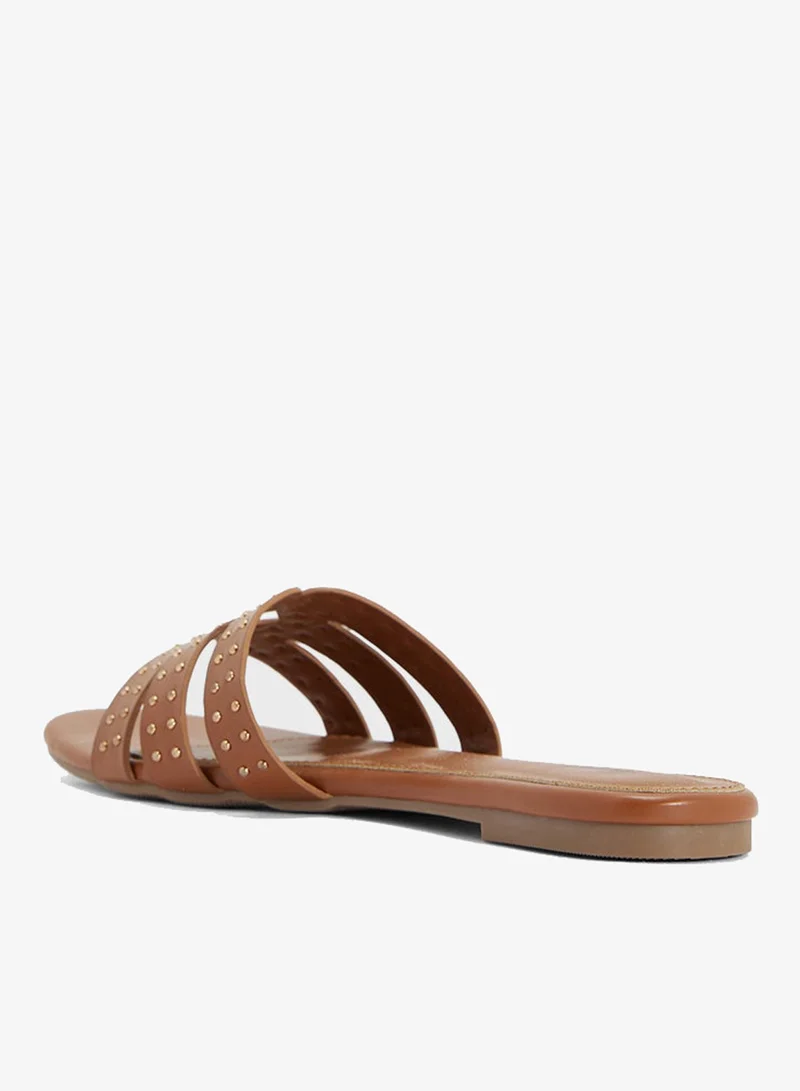 Ginger Studded Flat Sandal