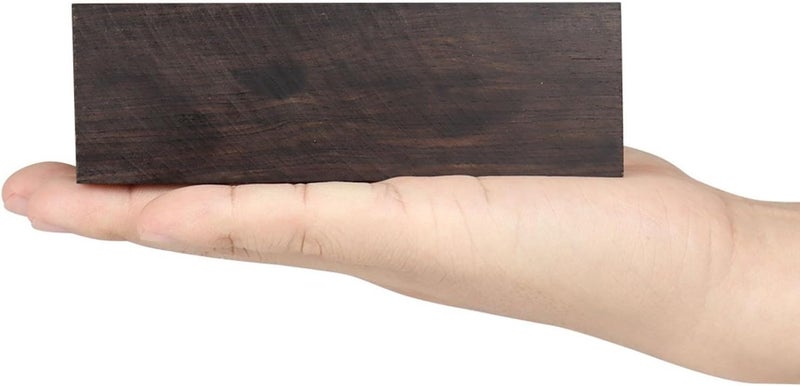 Tbest Ebony Lumber, Rectangular DIY Wooden Blank Carving Block for DIY Crafts Instrument Handle Paperweight - Image 5