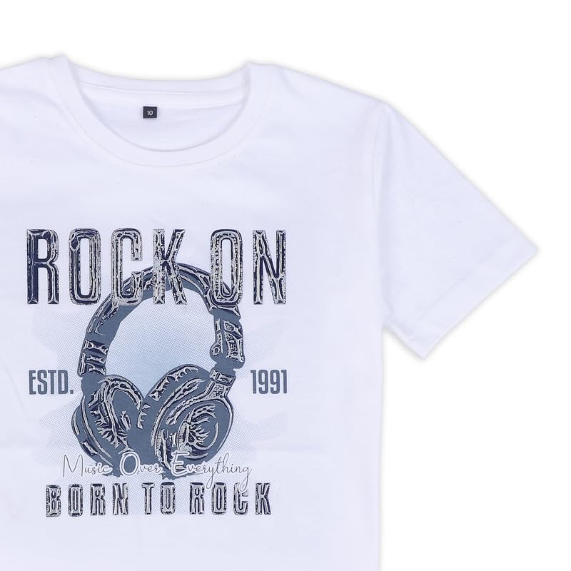 CHARCHIT Boys Full Sleeves Geometric Printed Shirt and T-Shirt Set - Image 5