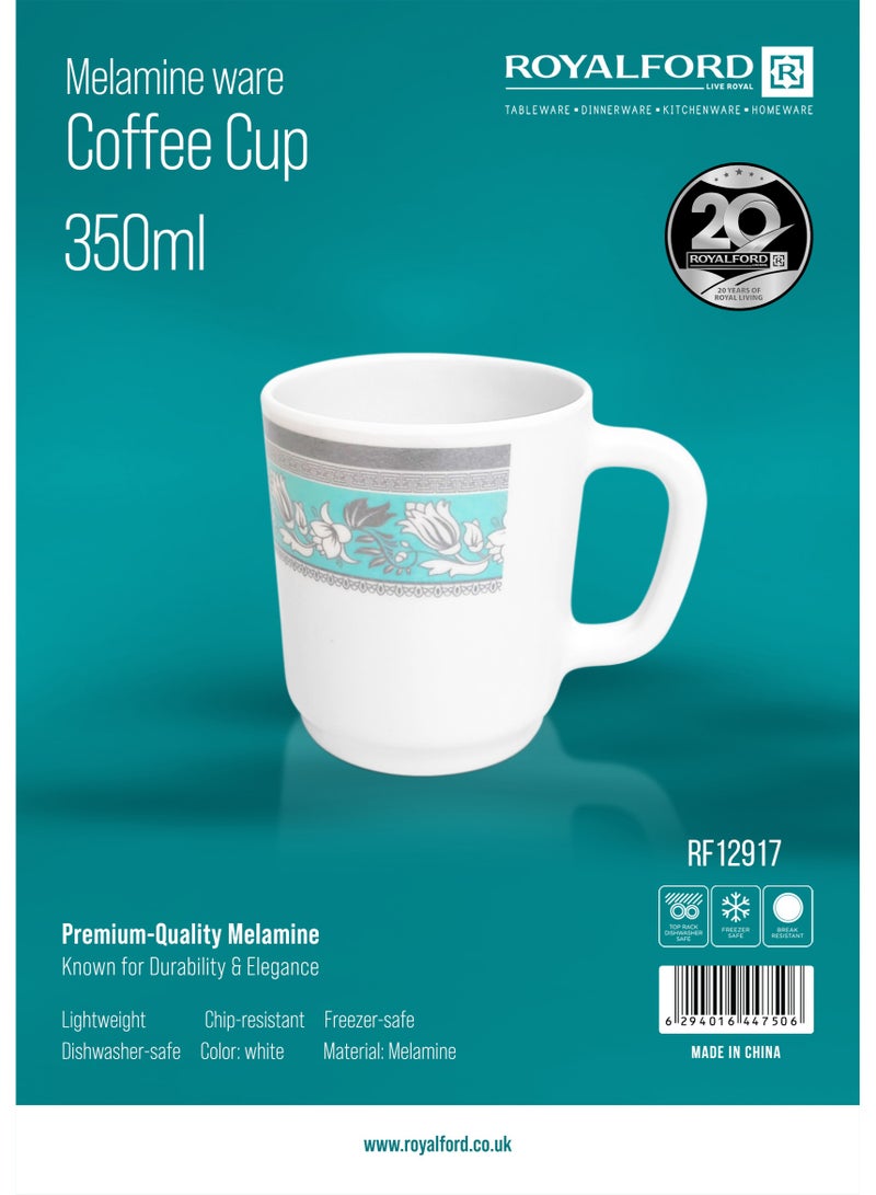 Royalford 350 ml Melamineware Coffee cup- RF12917/ Perfect for Hot and Cold Drinks/ Food-Grade, Non-Toxic and Safe to Use/ Stylish, Durable and Long-Lasting Design, Dishwasher-Safe Multicolor - Image 2