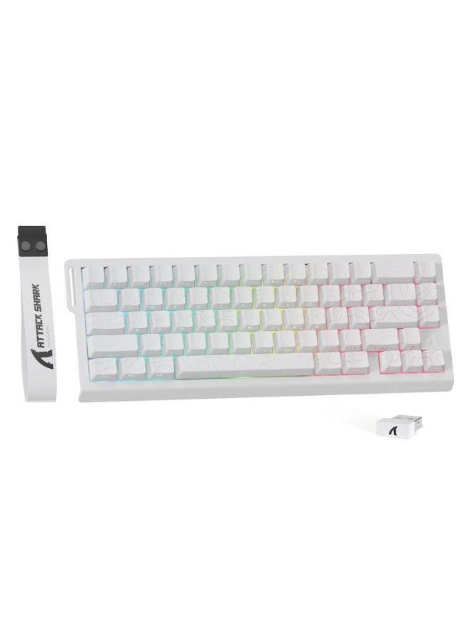ATTACK SHARK X68PRO HE 60% Tri-Mode Wireless Rapid Trigger Gaming Keyboard with Magnetic Switches - Image 1