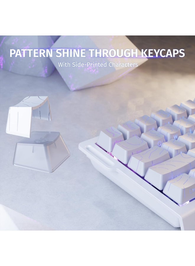 ATTACK SHARK X68PRO HE 60% Tri-Mode Wireless Rapid Trigger Gaming Keyboard with Magnetic Switches - Image 2