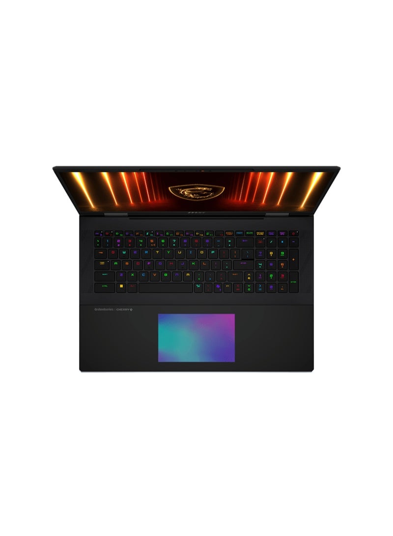 MSI MSI Titan 18 HX AI A2XWJG – Intel Core Ultra 9 285HX, NVIDIA GeForce RTX 5090 24GB GDDR7, 96GB DDR5-6400, 4TB SSD (2TB Gen5 + 2TB Gen4), 18" Display, Windows 11 Home + MSI Gaming Mouse, Backpack & Lucky Figure – 2-Year Warranty - english_arabic Core Black - Image 2