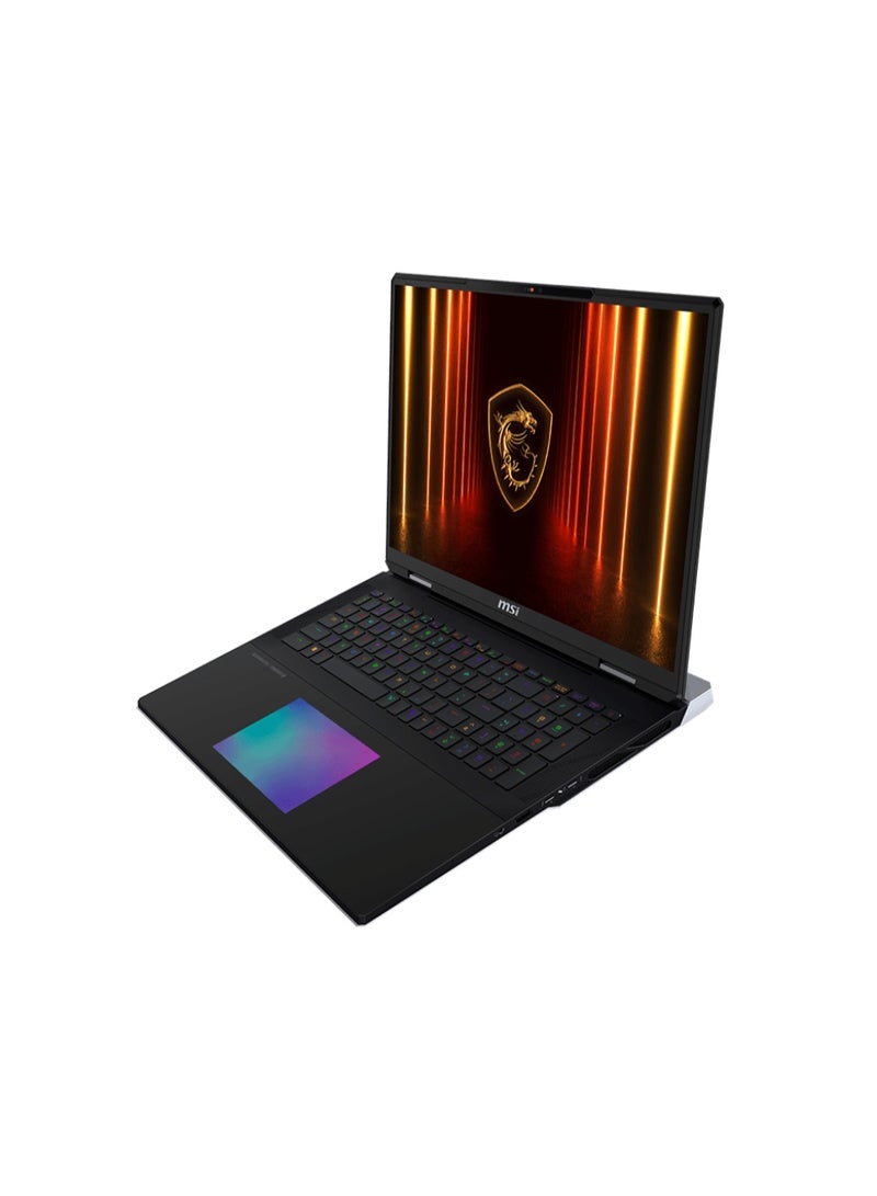 MSI MSI Titan 18 HX AI A2XWJG – Intel Core Ultra 9 285HX, NVIDIA GeForce RTX 5090 24GB GDDR7, 96GB DDR5-6400, 4TB SSD (2TB Gen5 + 2TB Gen4), 18" Display, Windows 11 Home + MSI Gaming Mouse, Backpack & Lucky Figure – 2-Year Warranty - english_arabic Core Black - Image 3