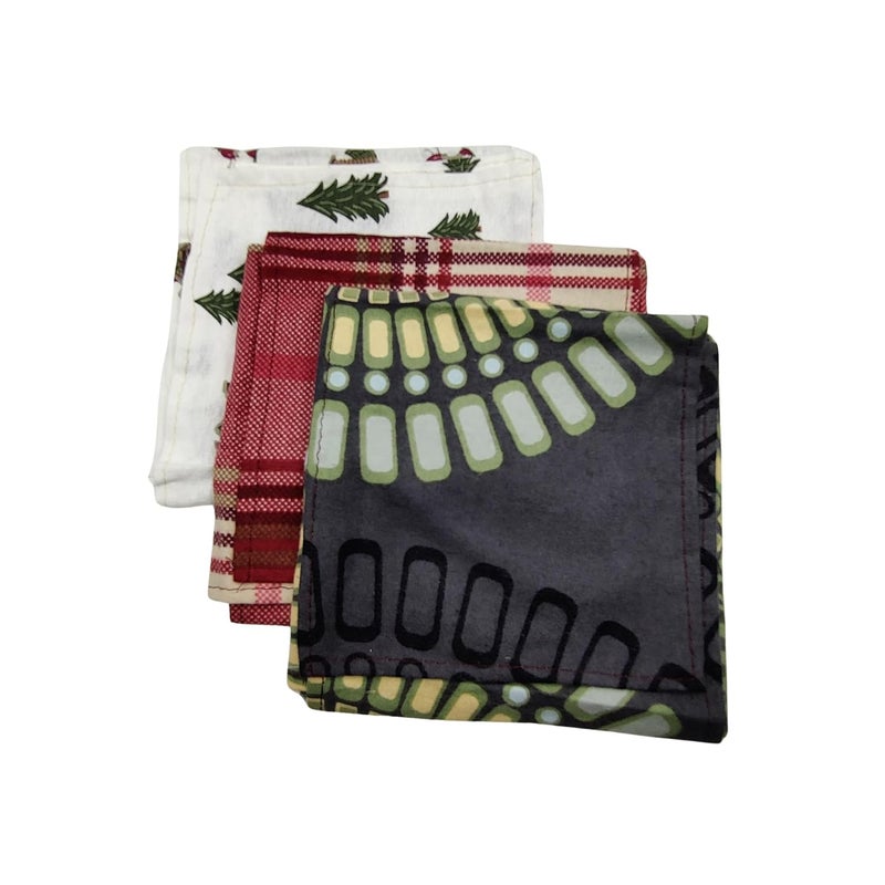 ANSHEZ Handmade Roti Cover Cloth Reusable Roti Clothes Wrap for Casseroles Chapati Cover Wrap Cloth for Tiffins Tortilla Covers Kitchen Cloth to Keep Chapati Fresh Pack of 1 Multicolor - Image 1