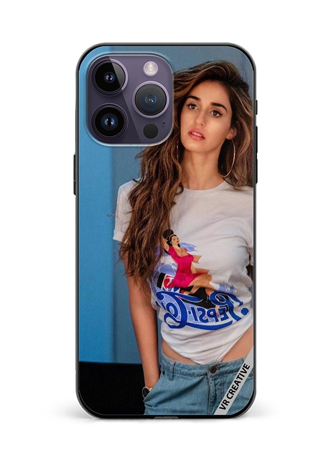 VR CREATIVE Protective Case Cover For Apple iPhone 16 Pro Max Bollywood Actress Disha Pattani Design Multicolour