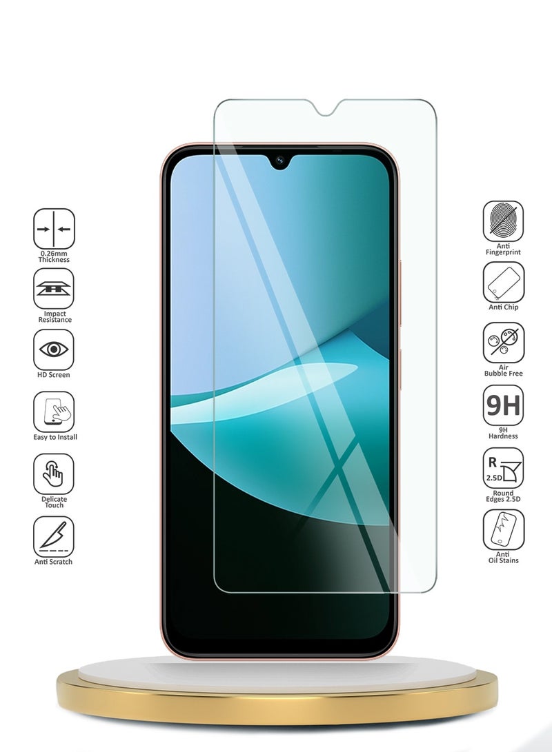 Wtech Xiaomi Redmi 15C 4G/5G 2025 WTech Premium Series Curved Edges 9H 2.5D Tempered Glass Screen Protector (MSG9CN) - Clear - Image 2