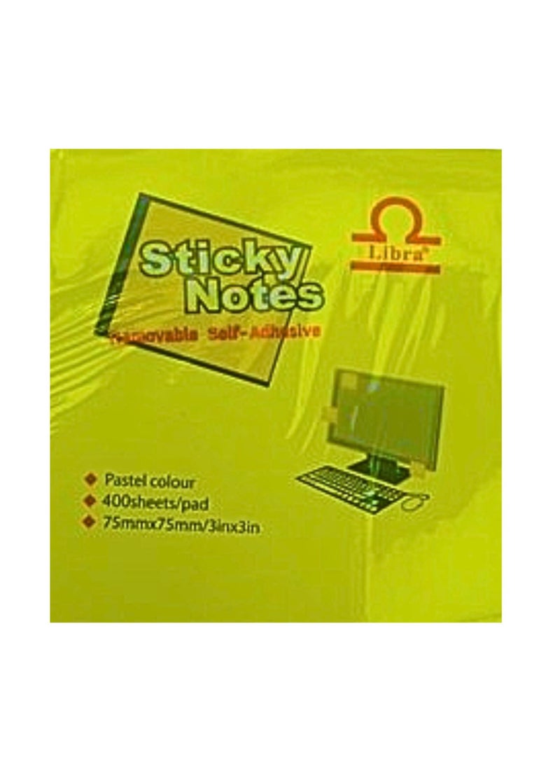 Libra Sticky Note 3×3 Cube 5 Colors Neon - Image 1