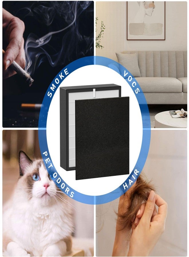 Fizerneer Silver Carbon FIT50 HEPA Filter Replacement, Compatible with BreatheSmart FF50, FIT50, FF50-VOC Air Cleaner Purifier, 2 Pack - Image 5