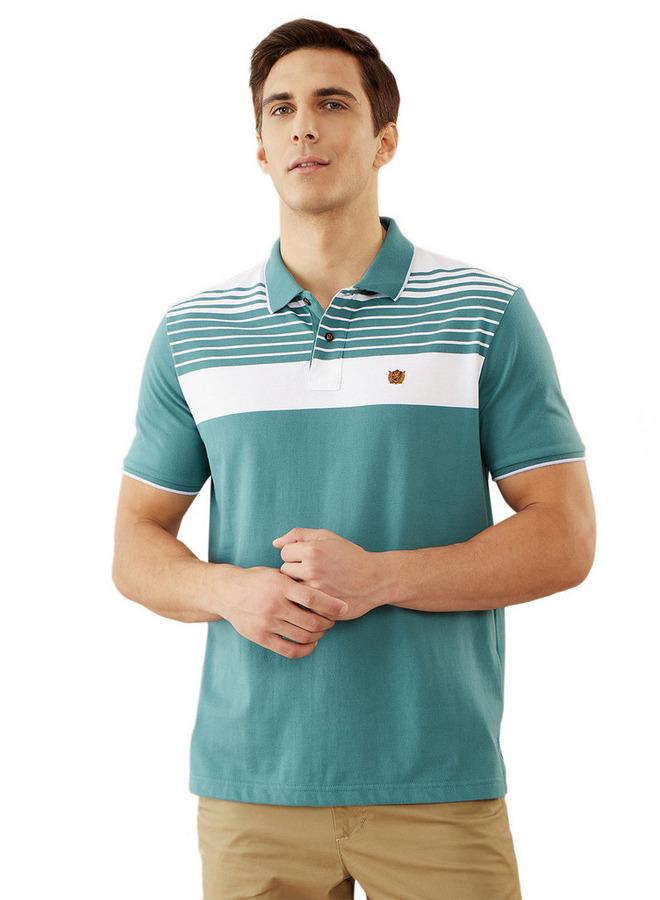 Fahrenheit Striped Polo T-shirt - Image 1