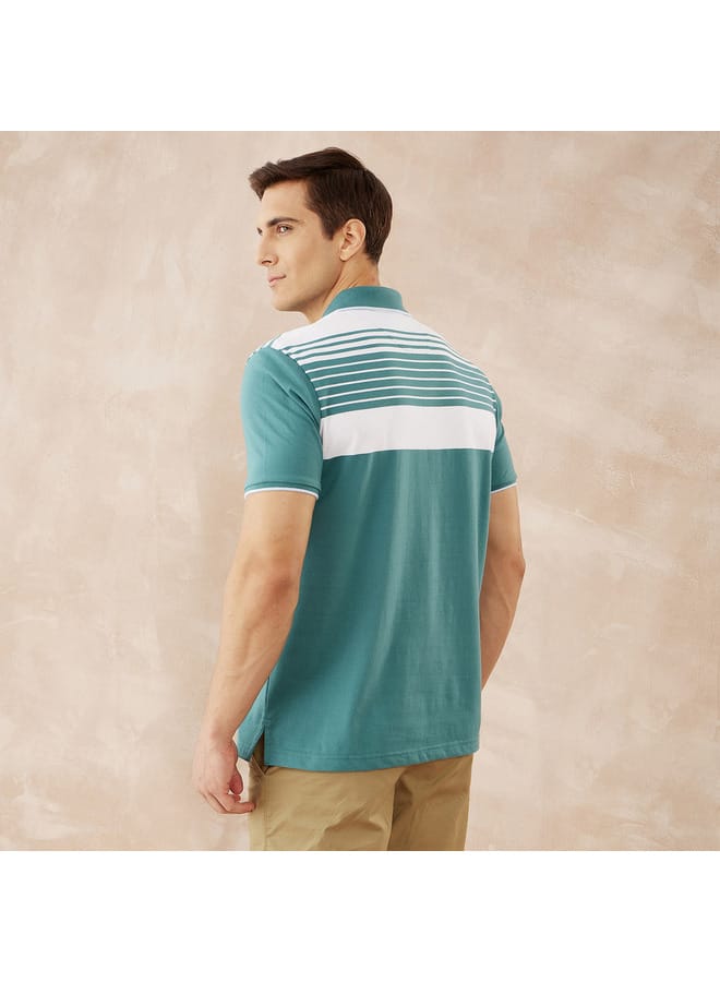 Fahrenheit Striped Polo T-shirt - Image 4