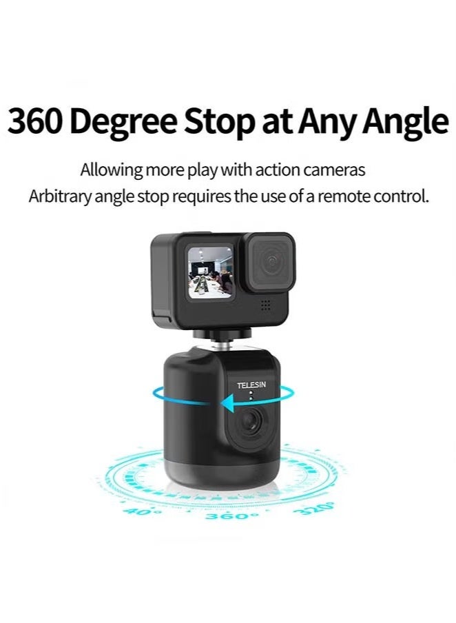 TELESIN Auto Tracking Holder Mount, TELESIN 360 Smart Face Following Moving Motion Sensor Tracker Stand Stabilizer for GoPro Insta360 DJI Action Osmo Pocket iPhone Android Camera Video Recording Accessories - Image 5