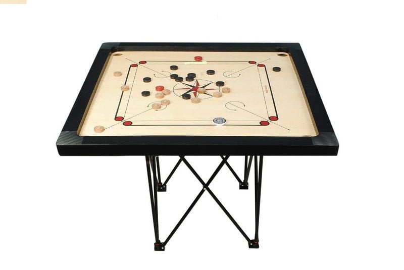 M ART Foldable Height Adjustable Carrom Stand Professional Easy Fold Hydraulic Quality for Carom Board - Image 2