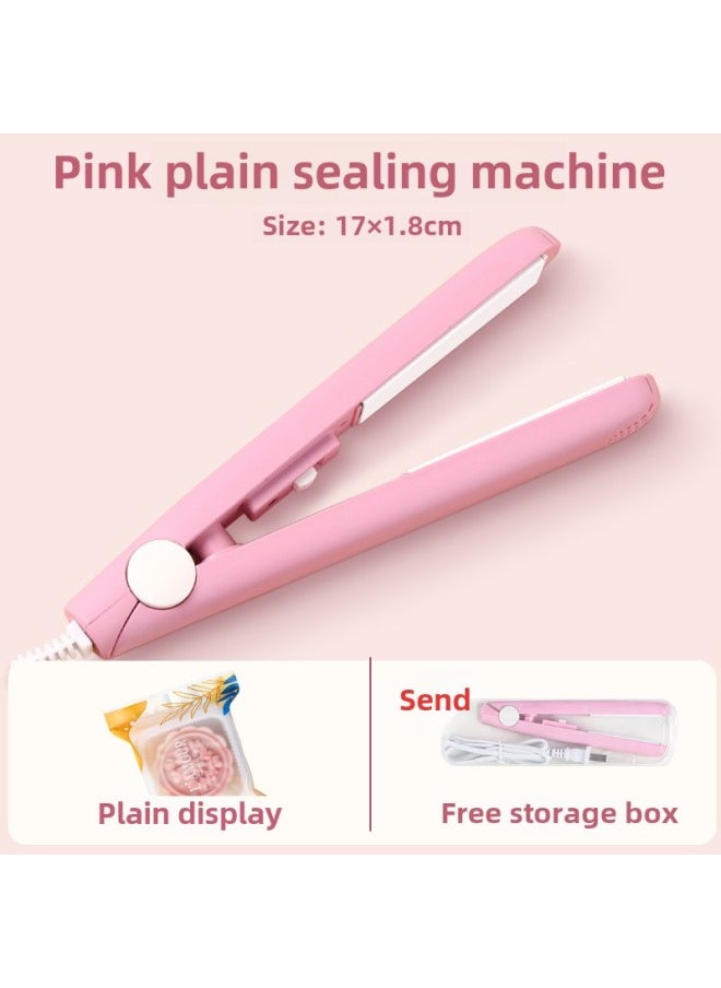 Generic - Snowflake Crisp Nougat Mold Plate Handmade Diy Suit Non-stick Cooling Shaping Square Plate Full Set Baking-Specifications:Pink Plain Sealing Machine-Color:See Figure - Image 1