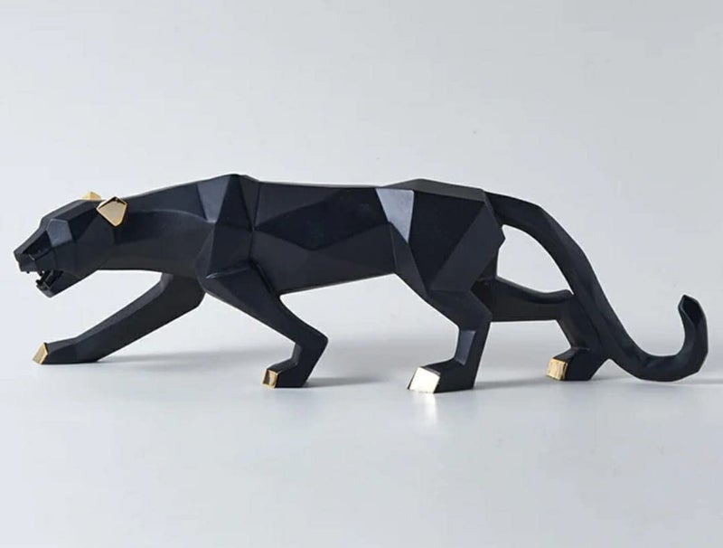 ZART Black Jaguar Showpiece for Home Decor ShowpieceBlack Panther Statue for Living Room Decor Cheetah Showpiece for Office Table Decorative Animal Figurines - Image 2