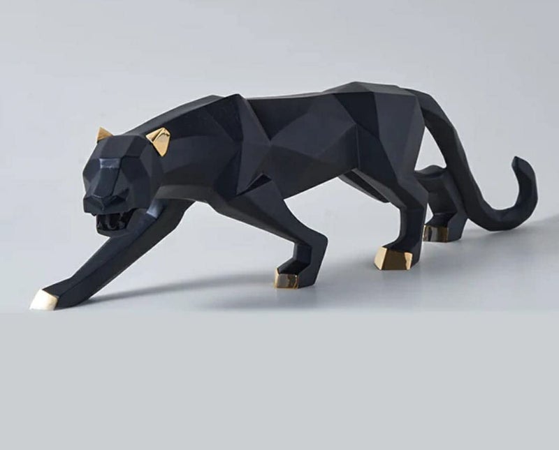 ZART Black Jaguar Showpiece for Home Decor ShowpieceBlack Panther Statue for Living Room Decor Cheetah Showpiece for Office Table Decorative Animal Figurines - Image 4