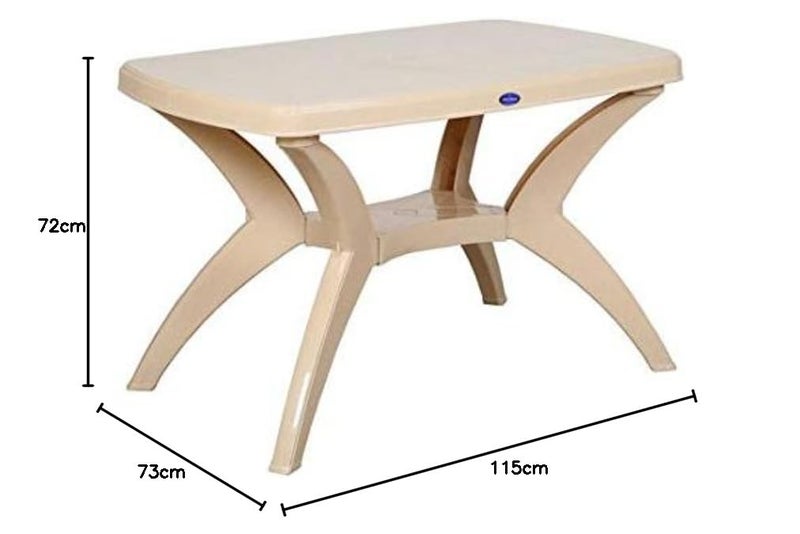 Prima 5050 Center Dining Coffee TableTea TableTeapoy for Home Office Outdoor Marble Beige - Image 2