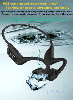 Beautiful Wireless Sports Bluetooth Earphones, Sweat Proof And Waterproof Hanging Ear Type Card Insertion Digital Display  - Image 4