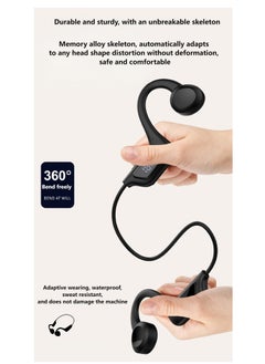 Beautiful Wireless Sports Bluetooth Earphones, Sweat Proof And Waterproof Hanging Ear Type Card Insertion Digital Display  - Image 3
