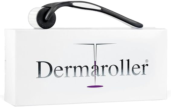 Dermaroller HC902 Microneedling Facial Roller for Skin Improvement 02mm Needles for Stretch Marks Acne Burn Scars Painless Dermaroller for Blemished Dry Skin Made in Germany - Image 1