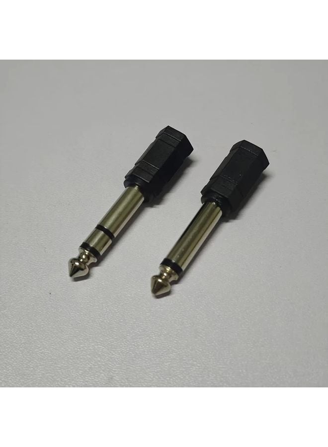 Mono Channel 6 5mm To 3 5mm Audio Adapter With Microphone No Power Needed - Image 2