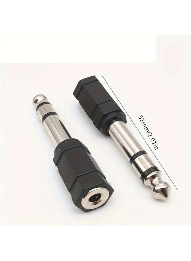 Mono Channel 6 5mm To 3 5mm Audio Adapter With Microphone No Power Needed - Image 3