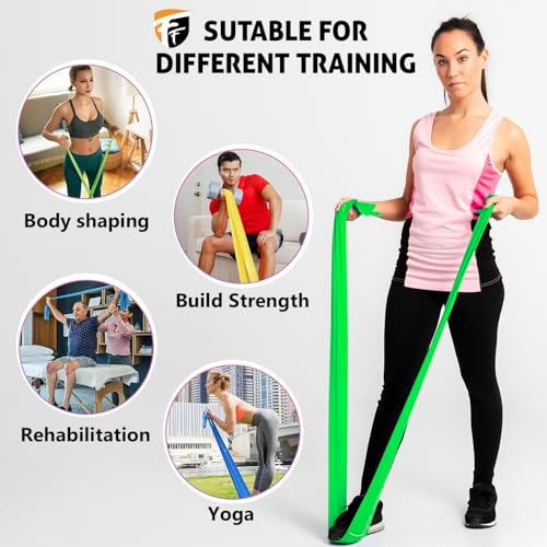 FirstFit Professional Resistance Band for Yoga, Figure 8 Shaped Chest Expender Exercise Loop Band for Men & Women Sholder Stretch Workout Equipment for Home Gym Training - Purple - 1 Piece - Image 5