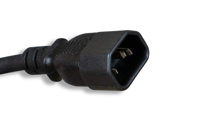 Cablelera AC Extension Power Cord, IEC320 C14 to IEC320 C15, 14 AWG, 15A, 250V (ZWACDEAE-06) - Image 3
