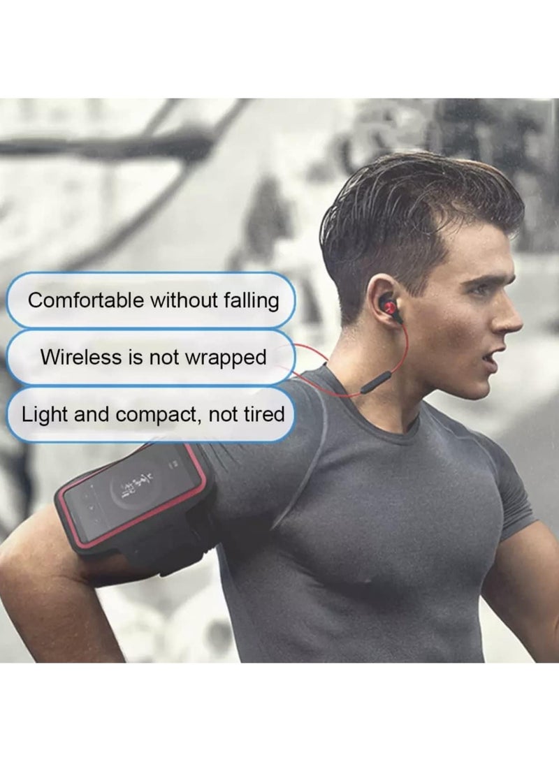 PROMASS sports bluetooth headphones wireless PM-0806 magnetic headphones with microphone - black - Image 5