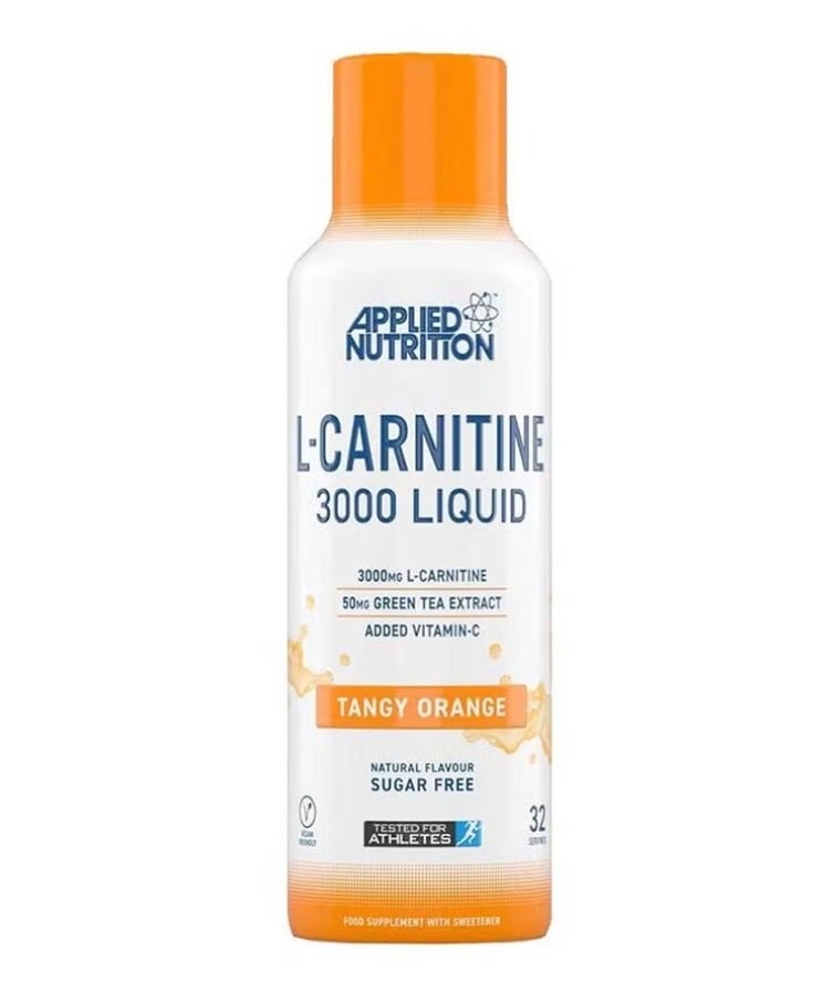 appliednutrition Applied Nutrition L-Carnitine 3000 Liquid Tangy Orange 480ml, 32 Servings - Image 1
